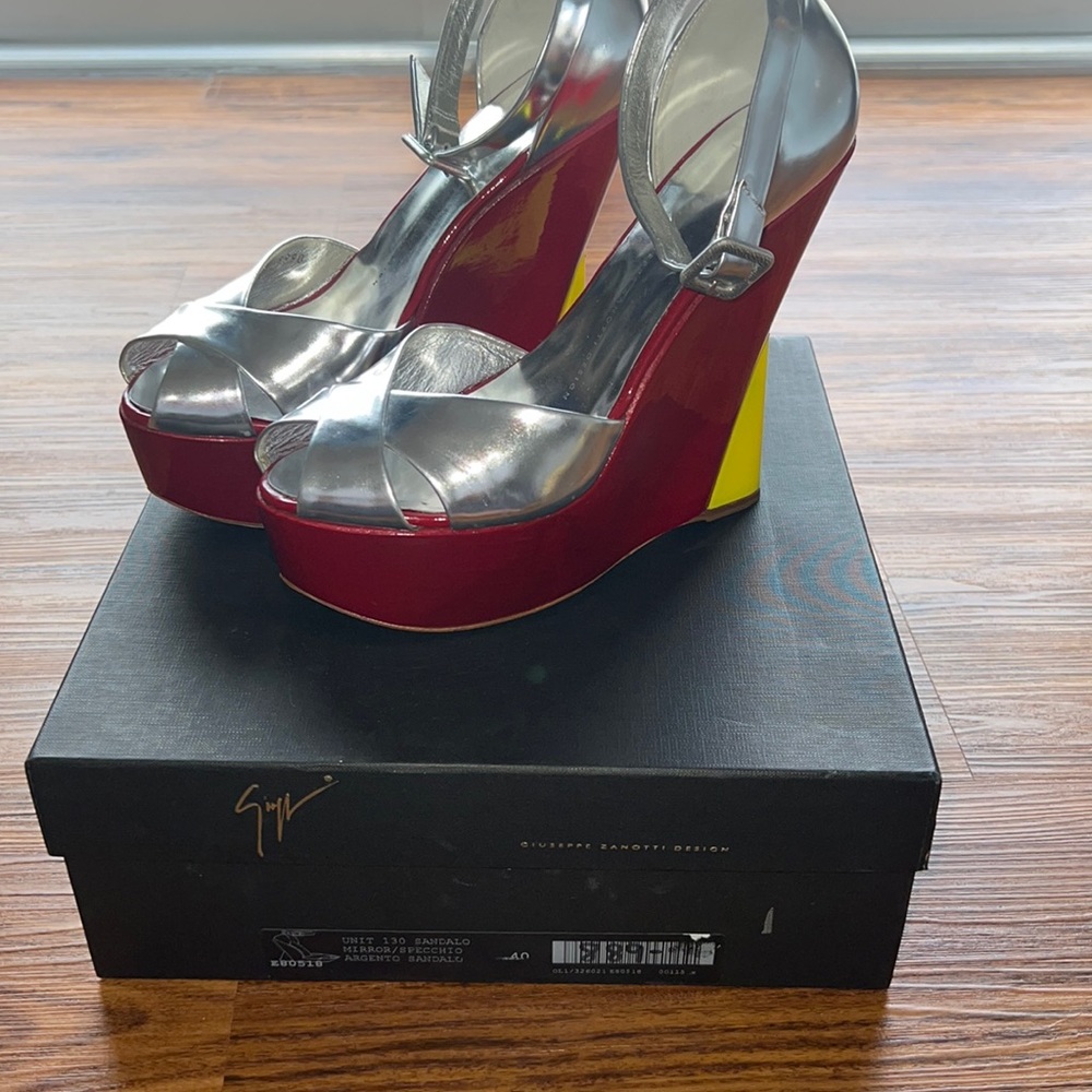 Giuseppe Zanotti Sándalo Mirror Wedges